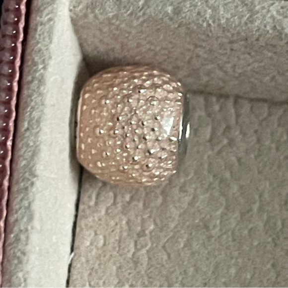 pandora pink/peach enchantment charms🩷retired and rare, set of 2 - Picture 2 of 5